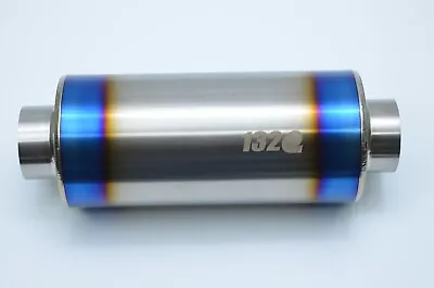 1320 Titanium Universal Resonator / Muffler 3 Inch Inlet 3 Inch Outlet • $235