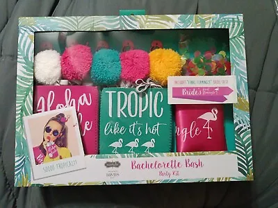 New David's Bridal Mudpie Bachelorette Bash Party Kit Tropical Flamingo Sash • $20