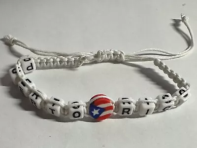 Puerto Rico Letters Unisex Macrame Bracelets • $5.99