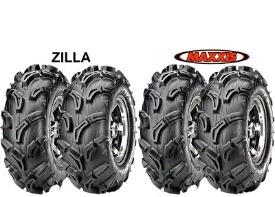 Maxxis Zilla 28x11-14 28x9-14 Atv Utv Tires Set Of 4 28  28x9x14 28x11x14 • $795