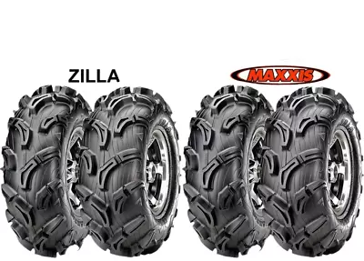 Maxxis Zilla Tires Set Of 4 27x9-12 Front And 27x11x12 Rear Atv Utv Tires 6 Ply • $685