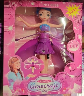 Flying Fairy Princess Dolls Magic Kids Toys Xmas Gift • £14.50