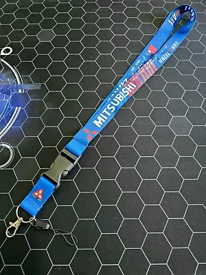 Mitsubishi (blue) Jdm Neck Lanyard Detachable Keychain * • $15