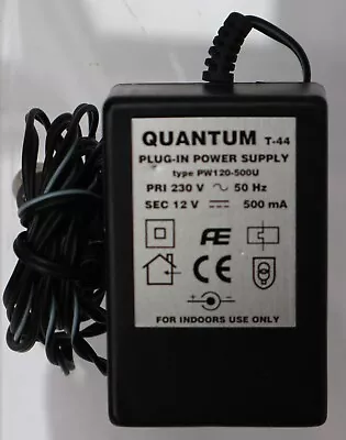 Quantum QT45 Charger UK - Quantum Turbo Battery Batteries Boxed 12v 500mA TESTED • £17.99