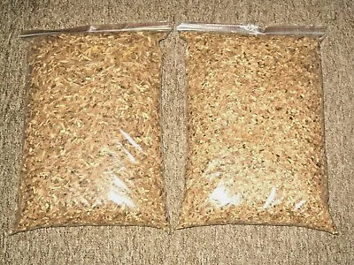 2 X 10l Of 100% NATURAL BEST QUALITY SMOKING WOOD CHIPS BBQ SMOKER WOOD CHIPS • £37.95