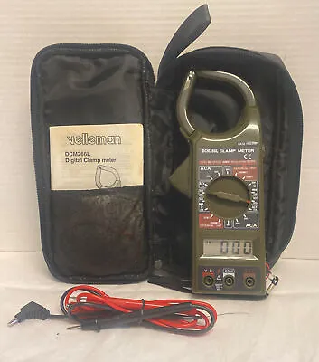 Velleman DCM266L Digital Clamp Meter Carry Case Instructions • $15.99