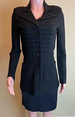 $40.47 • Buy Vintage Angela Missoni Women's Blazer Wool Blend Jacket Knit Coat Size 40 US 4