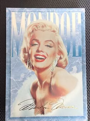 MARILYN MONROE 1993 PROMO Card With Gold FACSIMILE SIGNATURE FREE SHIPPING • $5.95