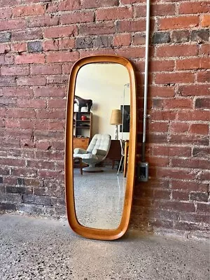 Mid-Century Danish Teak Mirror • $675