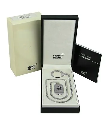 Montblanc Jewelry 925 Sterling Silver Belt Key Ring Chain 38442 New Box Germany • $255
