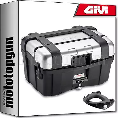 Givi Trk46n Top Case + Rear Rack Trekker Kawasaki Versys 650 2019 19 2020 20 • £259.25