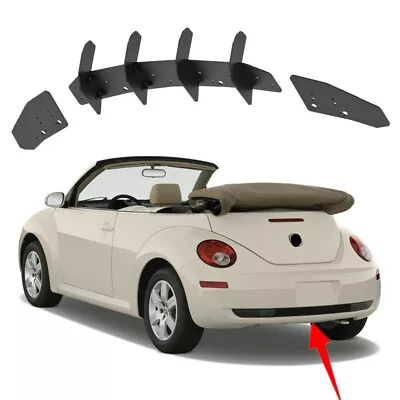 Fit For VW Beetle 2006-2010 Rear Bumper Diffuser Shark Fin Matte Black ABS • $86.79