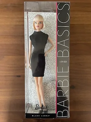 2009 Barbie Basics Little Black Dress Barbie Doll! Brand New! • $89