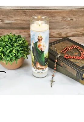 2 San Judas Tadeo Veladora Saint Jude  7 Day Prayer Candle Alt Veladora De Fe • $12.99