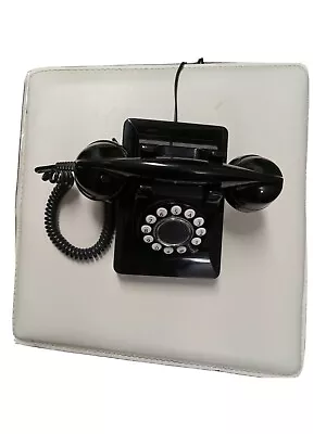 Microtel Vtg-Look Rotary Style Push Button Land Line Telephone Model 999 Black • $25