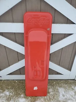 Vintage Coca Cola Model 44 Vending Machine Cover Display Mancave Piece • $399.99