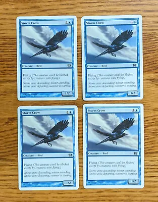 4 X Storm Crow/Eighth (8th) Edition! ✨Vintage MTG Playset 2003✨ • $0.99