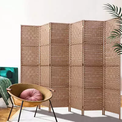Artiss 6 Panel Room Divider Screen Privacy Timber Foldable Dividers Stand • $107.81