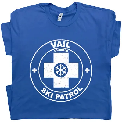 $19.99 • Buy Colorado Ski Patrol T Shirt Skiing Vail Men Womens Snowboard Vintage Graphic Tee