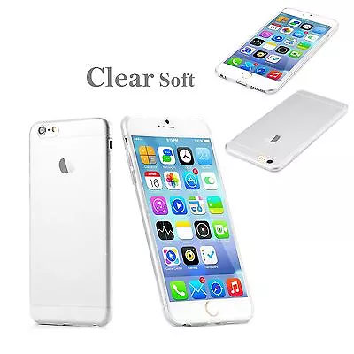 Slim Soft Hard Crystal Clear Case Cover For Apple IPhone 4 5 5S 5C 6 6S Plus • $5.99