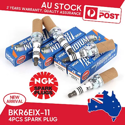 4X NGK Iridium IX Spark Plug BKR6EIX-11 GENUINE High QUALITY • $65.99