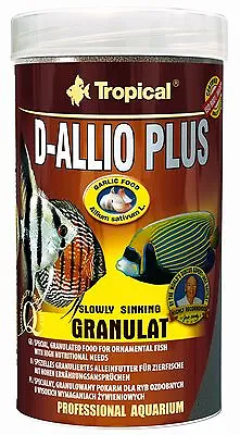 Special TROPICAL FISH FOOD With Garlic For All Fish Cichlids Angelfish Marine • £5.99