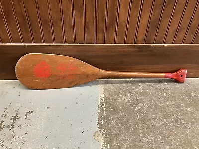 Vintage Indian Head Brand Canoe Paddle Oar Wood 29.5” Advertising • $250