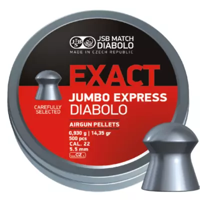 JSB Exact Jumbo Express .22 Air Rifle Pellets 5.5 • £22.99