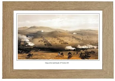 Charge Of The Light Brigade Framed Print Crimean War Military Art • £14.99