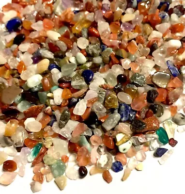 £3.29 • Buy 25g Natural Semi Precious Gemstone Crystal Tiny Chips Nuggets 2mm-6mm