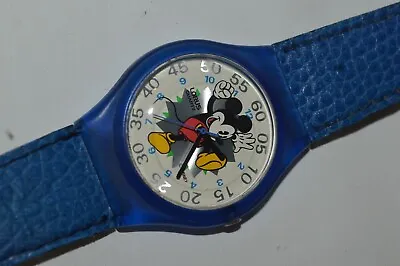 LORUS RMF755 Reference# V515-7A00 Mickey Mouse Watch 34mm Works Fine Vintage • $59.49