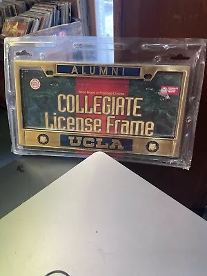 Solid Brass Alumni UCLA License Frame • $16