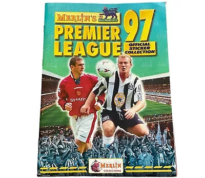 Merlin's Premier League 97 Sticker Collection Album - Preloved 100% Complete GC • £74.99