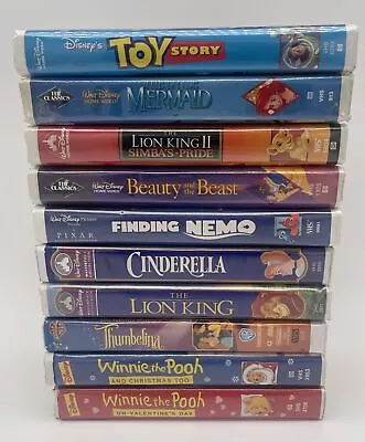 Lot Of 10 Walt Disney Video Collection VHS • $9.99