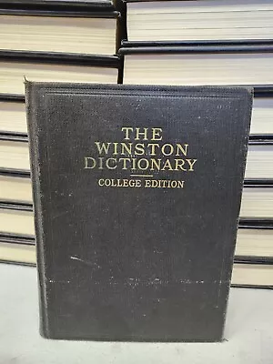 Vintage The Winston Dictionary College Edition Hardcover 1946 Illustrated • $19.99