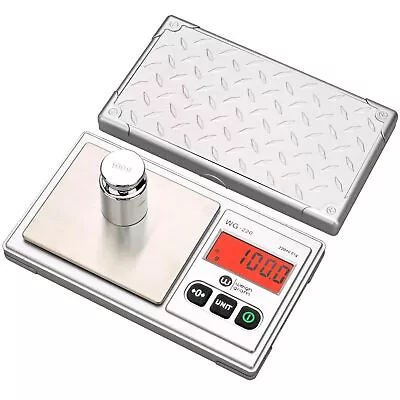 Gram Scale 220g/ 0.01g Digital Pocket Scale 100g Calibration WeightMini Jewel... • $14.93
