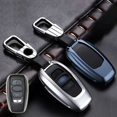 Metal Aluminum Car Key Fob Case Cover For Subaru Forester BRZ Outback STi WRX XV • $22.23