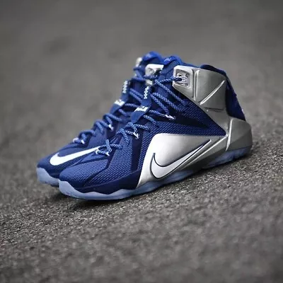 Nike Air Lebron 12 XII What If Dallas Cowboys Foamposite 684593-410 Sz 10 • $99.99