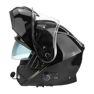 Viper Rs-v191 Blinc Bluetooth Flip Front Modular Motorcycle  Helmet Gloss Black • $286.12