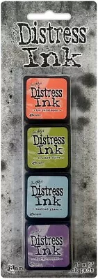 Ranger Tim Holtz Distress Mini Ink Pads 4/Pkg-Kit 8 1 Pack Of 4 Pieces • $11.94