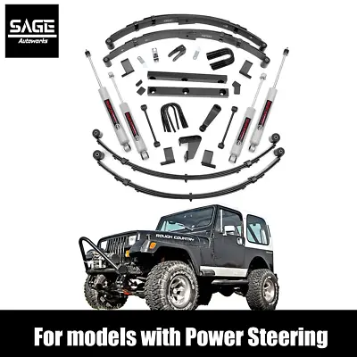 4 Inch Lift Kit For Jeep Wrangler YJ With Power Steering • $599.95