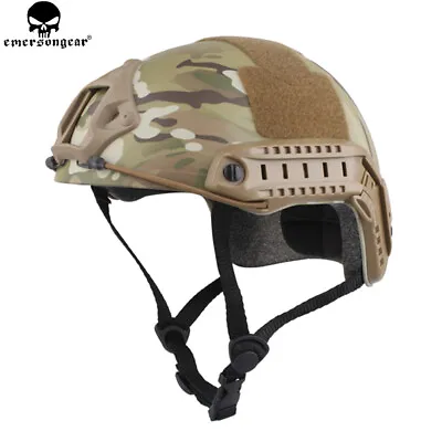 Emerson Tactical Fast Helmet Bump MICH Ballistic MH Type Paintball W/ NVG Shroud • $44.95