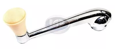 $20.85 • Buy 1953-1966 Vw Bug Ghia Window Crank. Chrome With Ivory Knob 113837581c