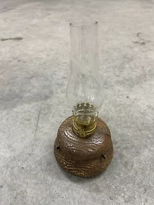 Vintage Miniature Oil Lamp  Mini Glass • $14