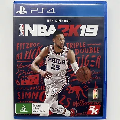 NBA 2k19 PS4 PlayStation 4 *Tested & Working* • $8.95