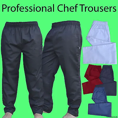 Professional Chef Trousers 3 Pockets Excellent Quality Pants  UNISEX Work Wear • £10.99