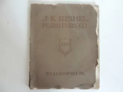 Original 1921 Rishel Furniture Co Mission Oak Arts & Crafts Deco Catalog 94 Page • $65