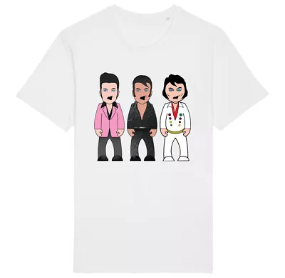 The King Eras T-Shirt VIPWees Adults Kids Or Baby Clothing Inspired By Elvis • £11.99