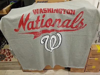 Washington Nationals Sweatshirt Blanket Baseball51  X 57: • $14.99