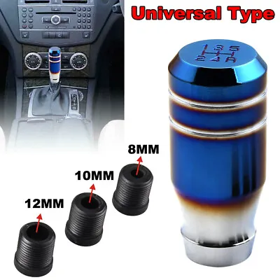 $15.99 • Buy Burnt Blue Universal MT Manual 5 Speed Car Gear Lever Stick Shift Knob Shifter